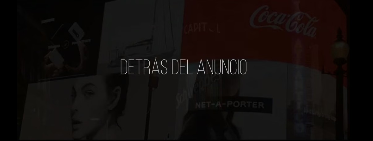 Detrás del anuncio
